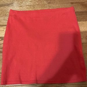 H&M red skirt